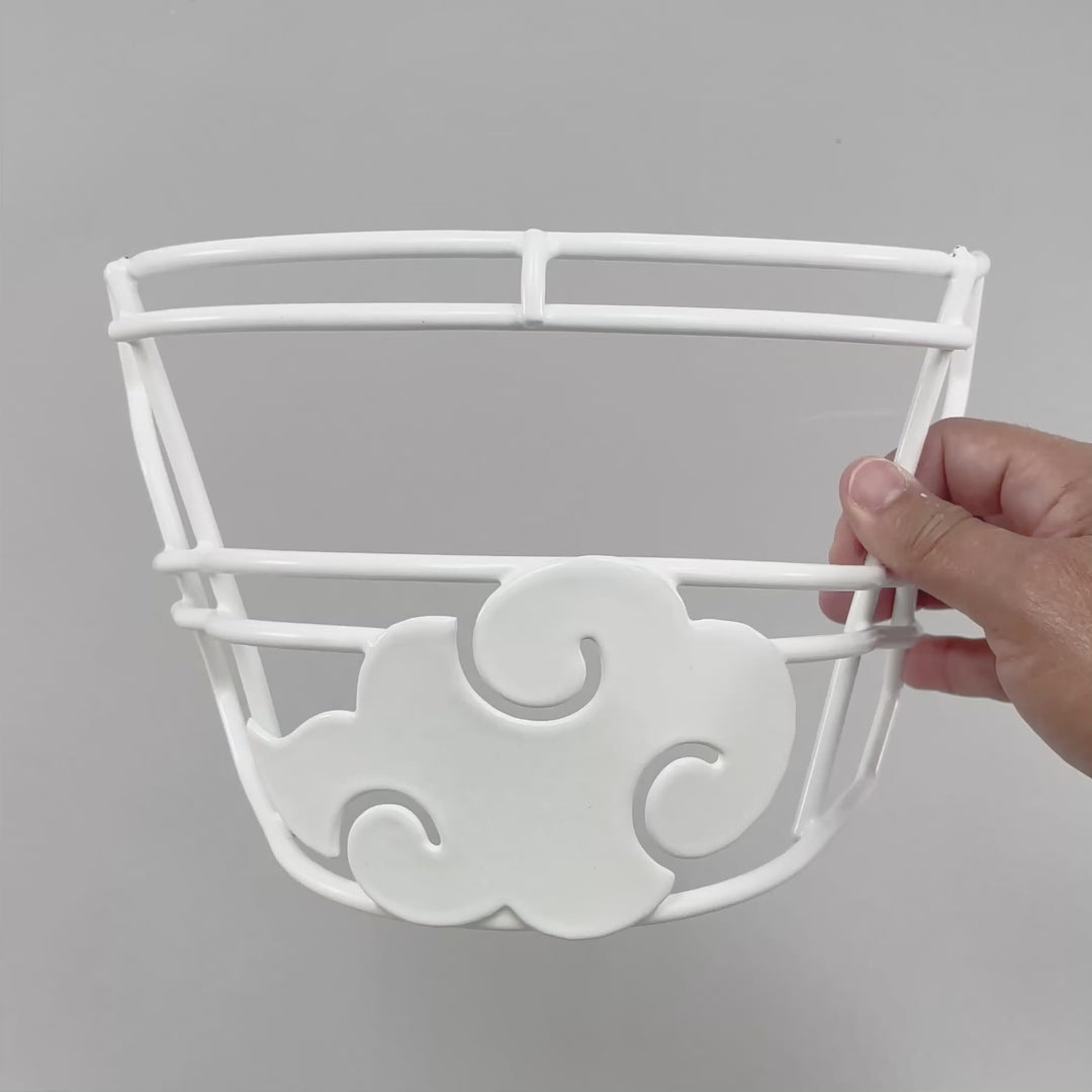 Anime Cloud Football Facemask for Riddell SpeedFlex