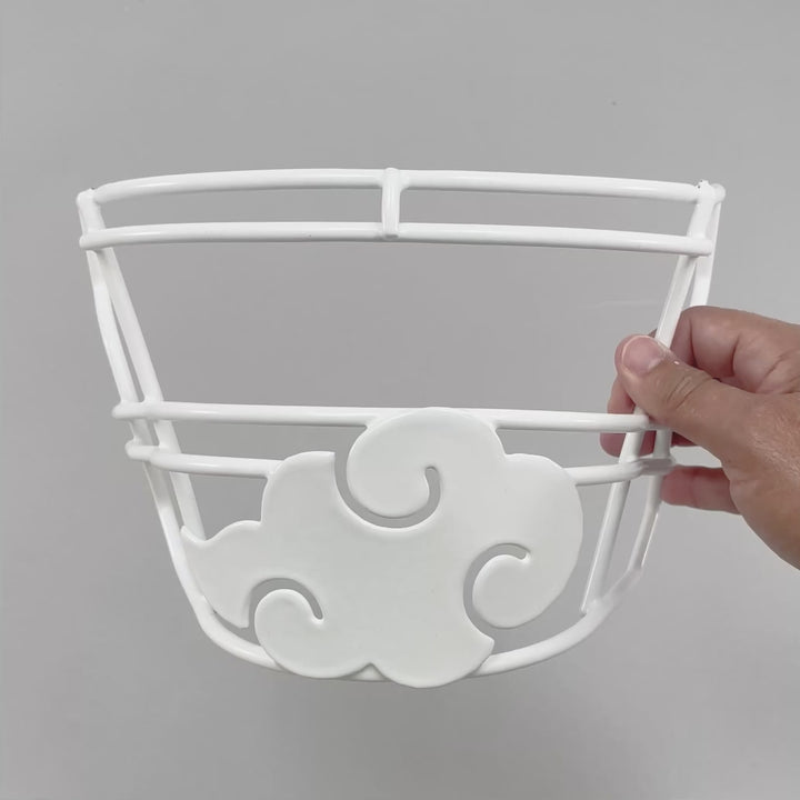 Anime Cloud Football Facemask for Riddell SpeedFlex