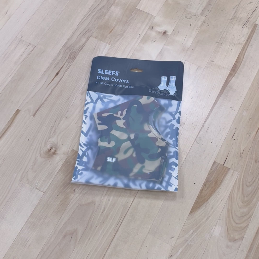 Woodland Camo Spats / Cleat Covers