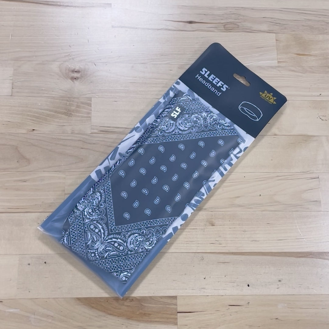 Black Classic Bandana Headband