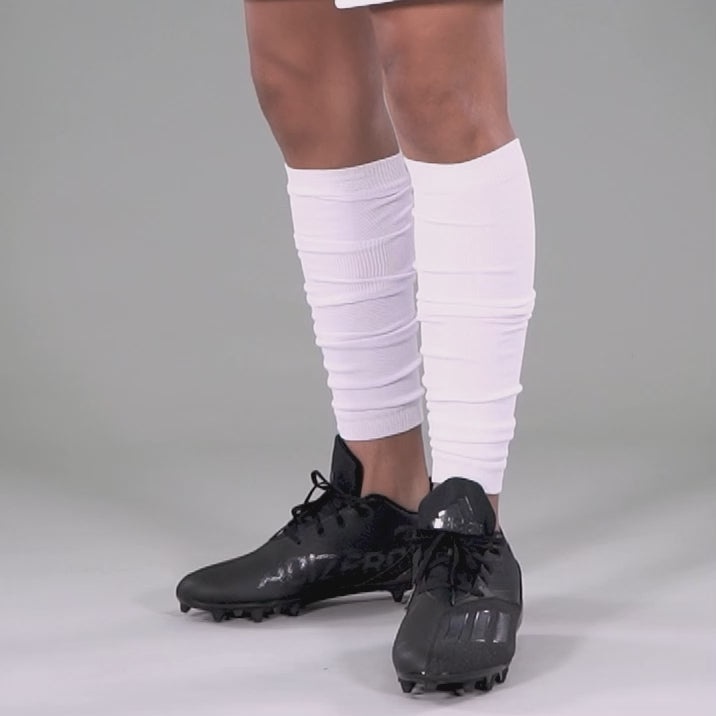 White Scrunchie Leg Sleeves