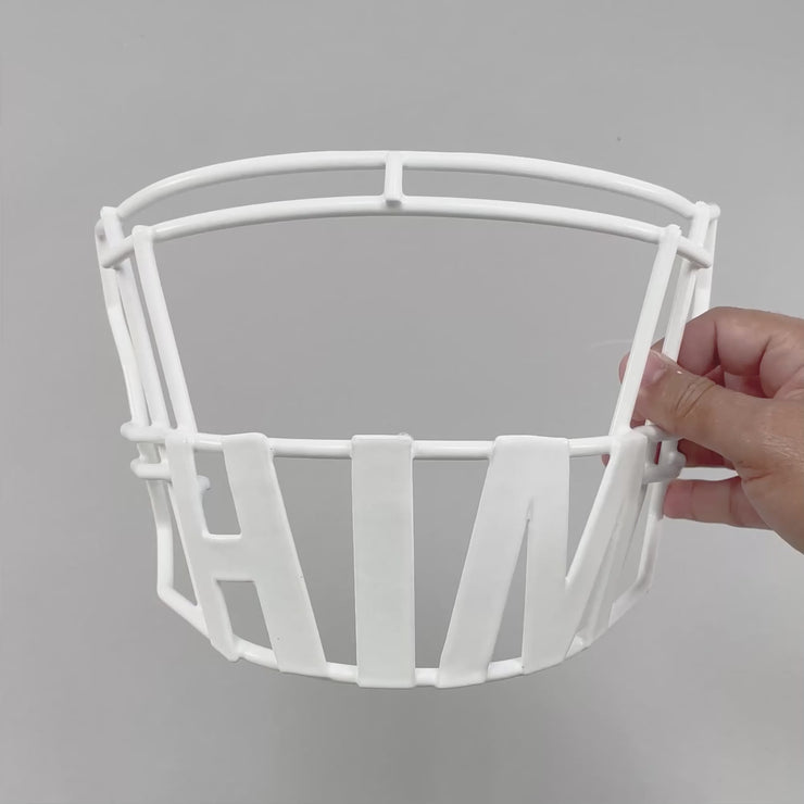 face masks on football helmets Him Football Facemask for Riddell SpeedFlex – SLEEFS