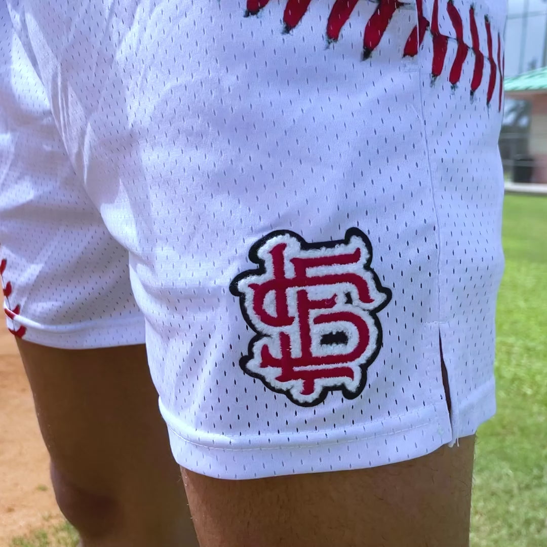 Baseball Lace Shorts - 5"