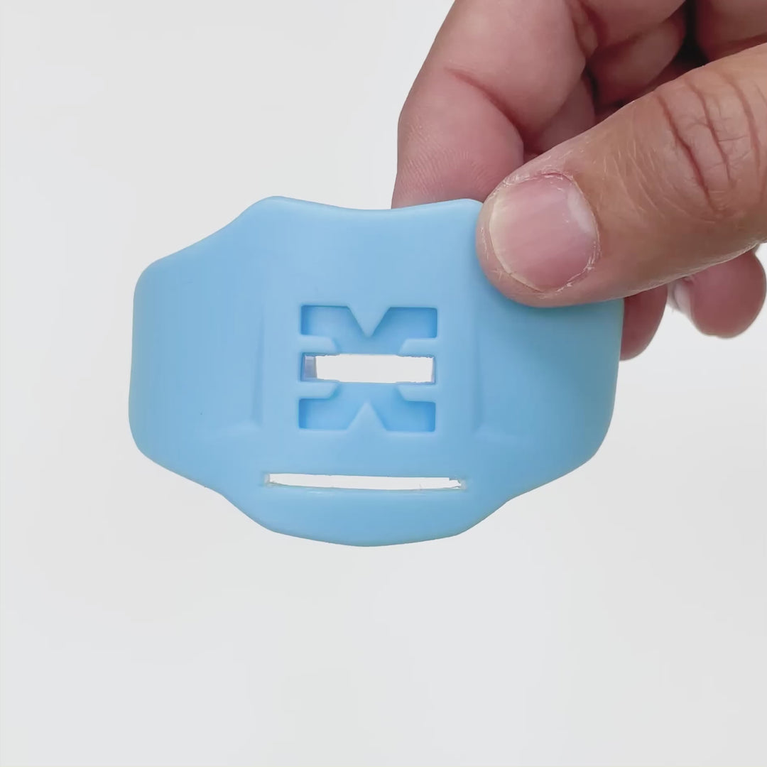 Baby Blue Soft Football Mouthguard 2.0