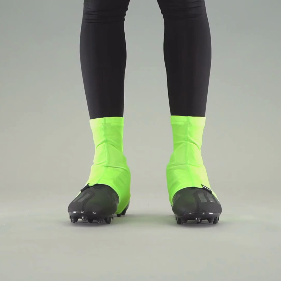 Hot Green Spats / Cleat Covers