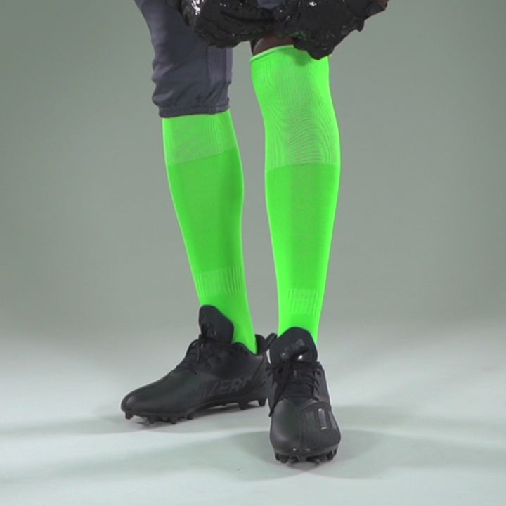 12 Pack Lawn Green Over The Knee Sport Socks