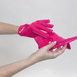 Hue Pink Sticky Football Receiver Gloves for Women