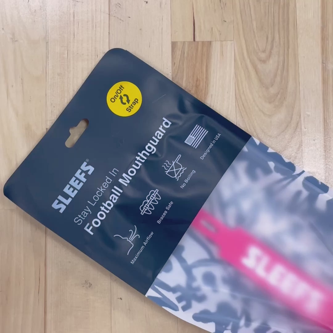 Hue Pink Kids Soft Football Mouthguard
