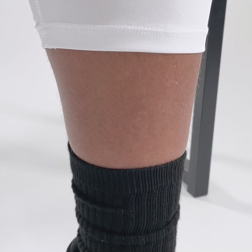 White 3/4 Tights for men - Big