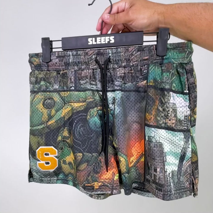 Turtle Bots Shorts - 5"