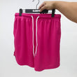 Deep Pink Relaxed Shorts - 8"