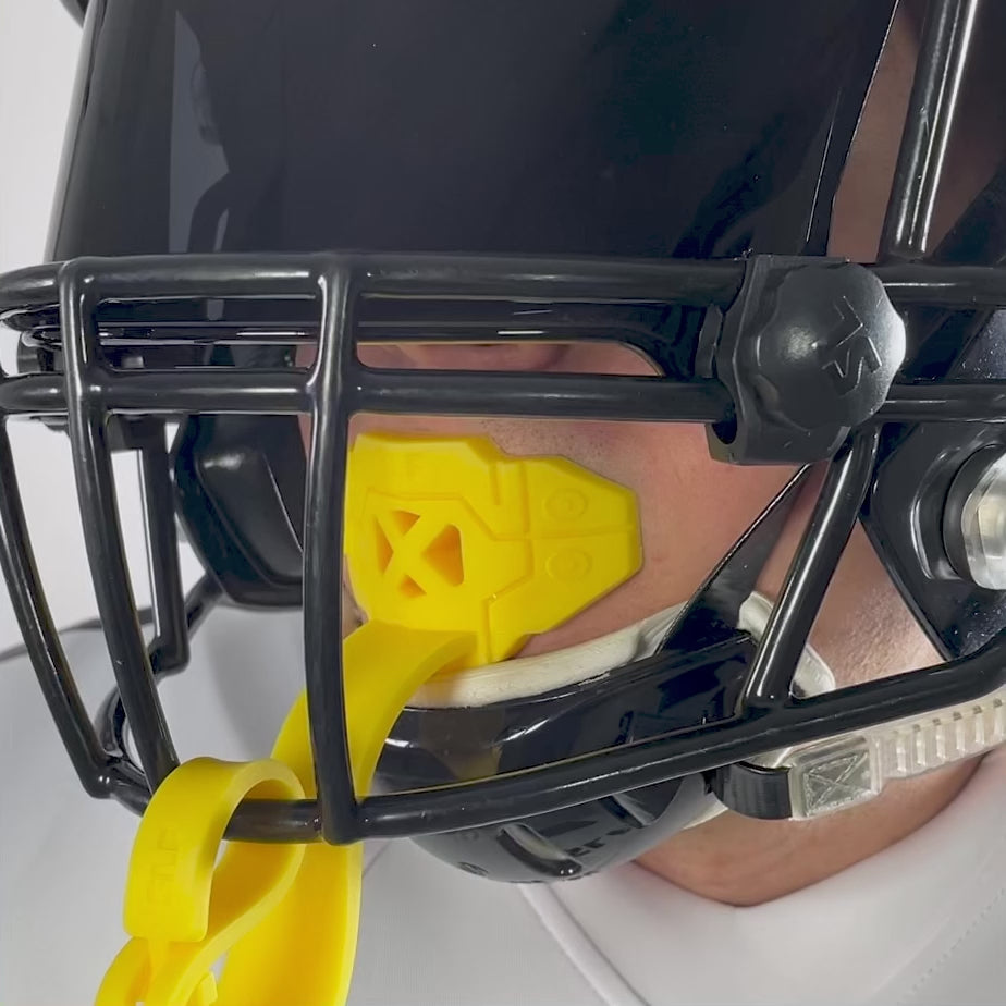 Hue Yellow X Football Mouthguard