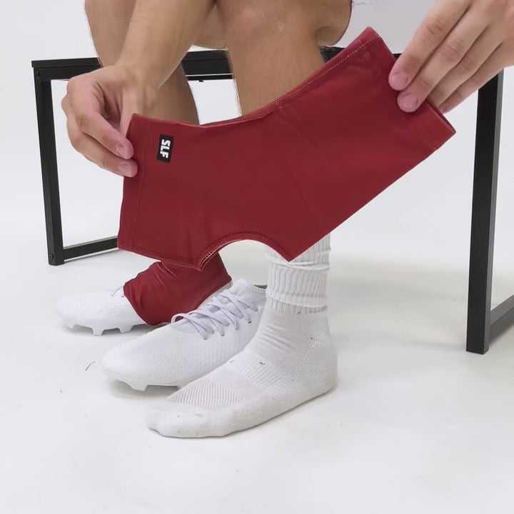 Hue Maroon Spats / Cleat Covers