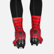 Red Web Pattern Spats / Cleat Covers