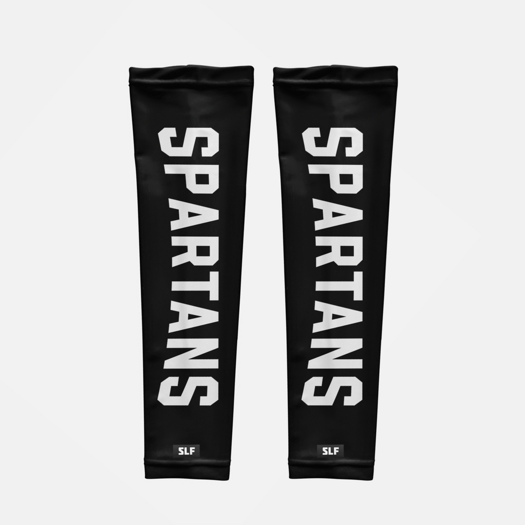 Spartans Black UV Arm Sleeves (pair)