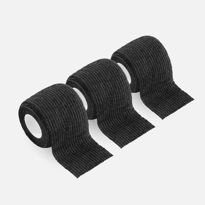 3 Black Athletic Tape Bundle