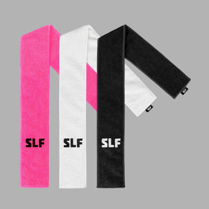 Pink / White / Black Thin Towels Bundle