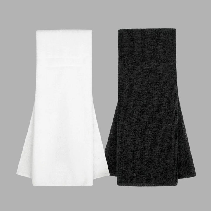 White / Black Football Towels Bundle