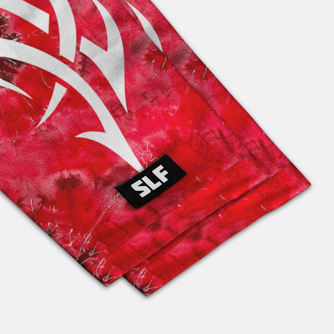 Tribal Tie Dye Red UV Arm Sleeves (pair)