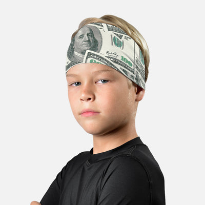 Money Benjamins Kids Headband