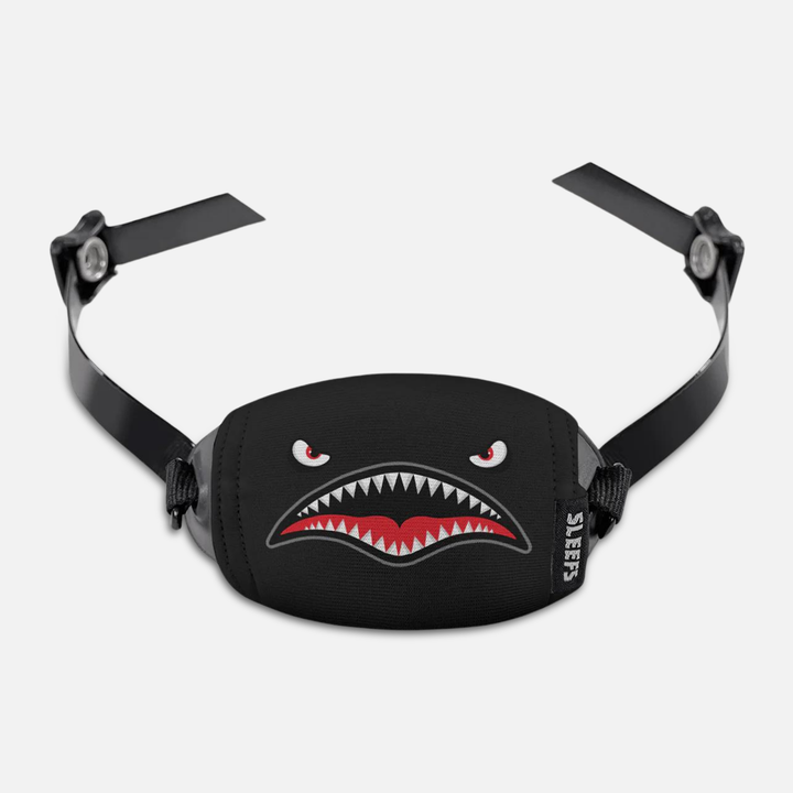 War Shark Blackout Chin Strap Cover