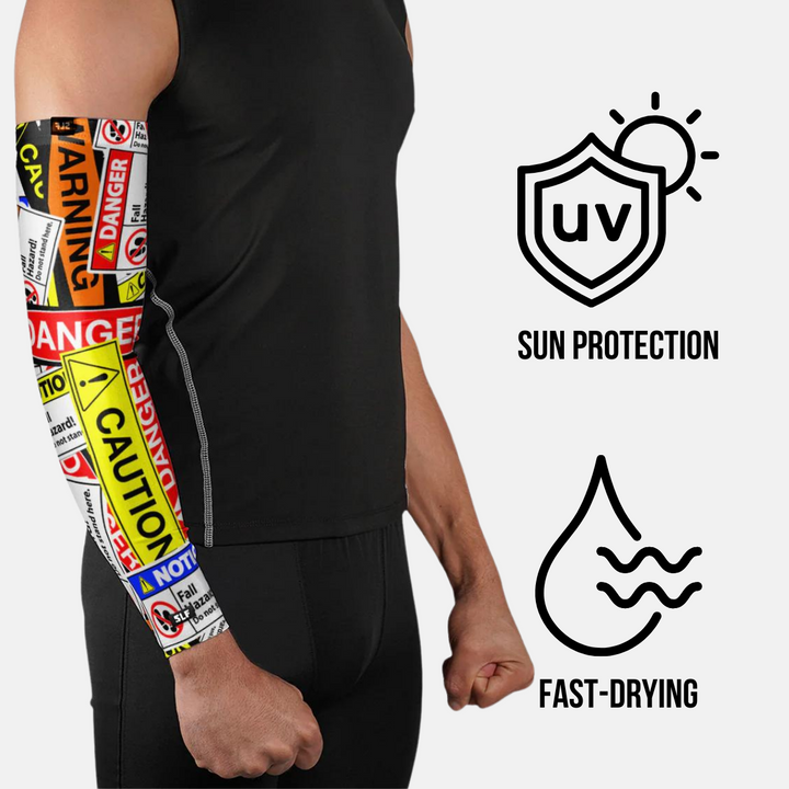 Warning Signs UV Arm Sleeves (pair)