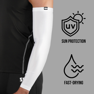 Basic White UV Arm Sleeves (pair)