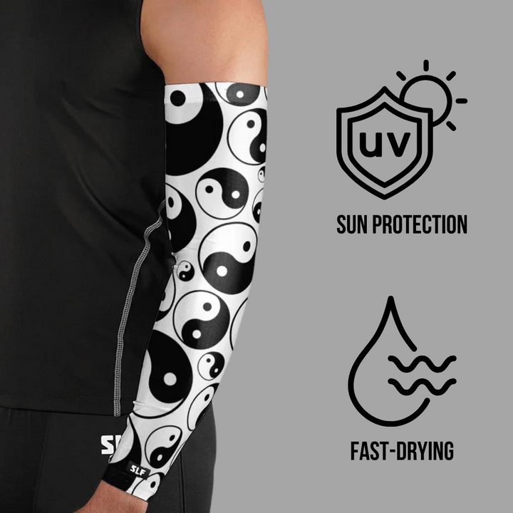 Yin and Yan UV Arm Sleeves (pair)