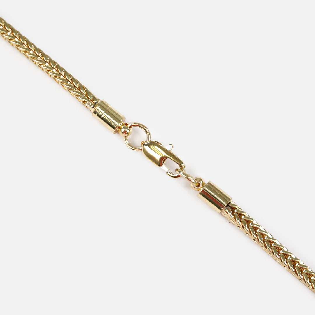 Gas Mask 1½" Pendant with Chain Necklace - Gold Plated Stainless Steel