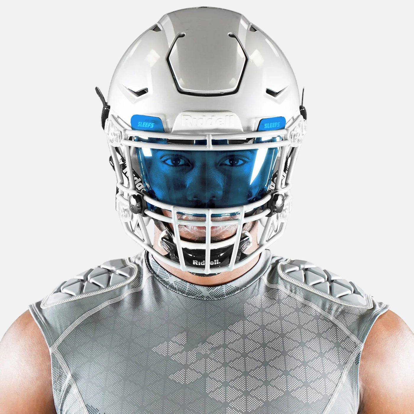 Hue Blue Helmet Eye-Shield Visor