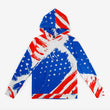 USA Brushed Flag Hoodie - Big