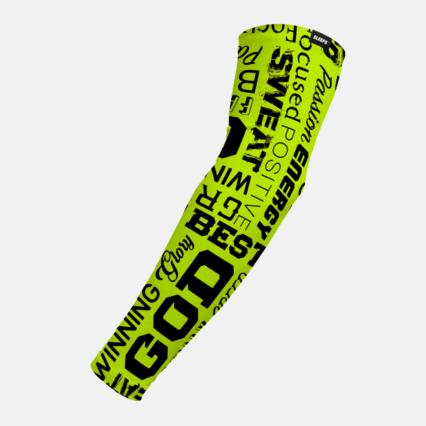 Inspirational Safety Yellow Arm Sleeve