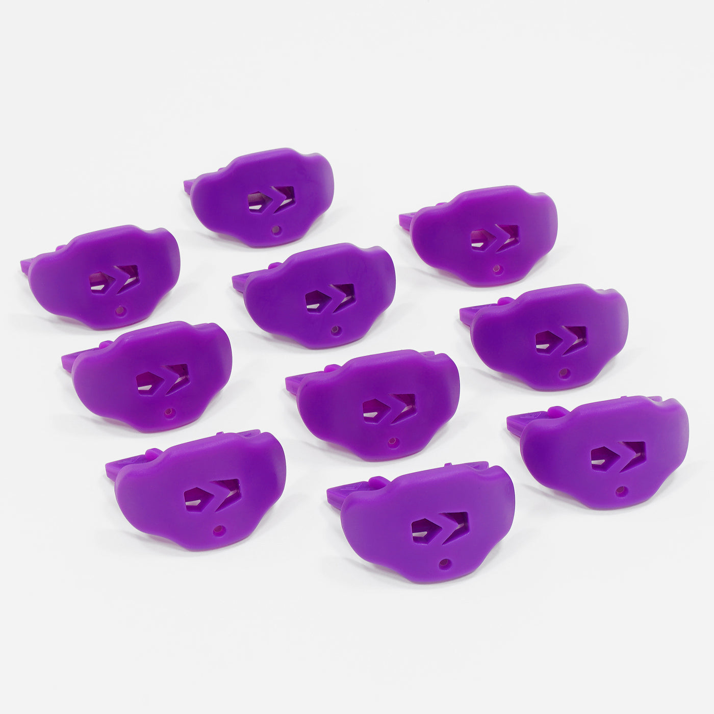 10 Pack Hue Purple Football Mouthguard