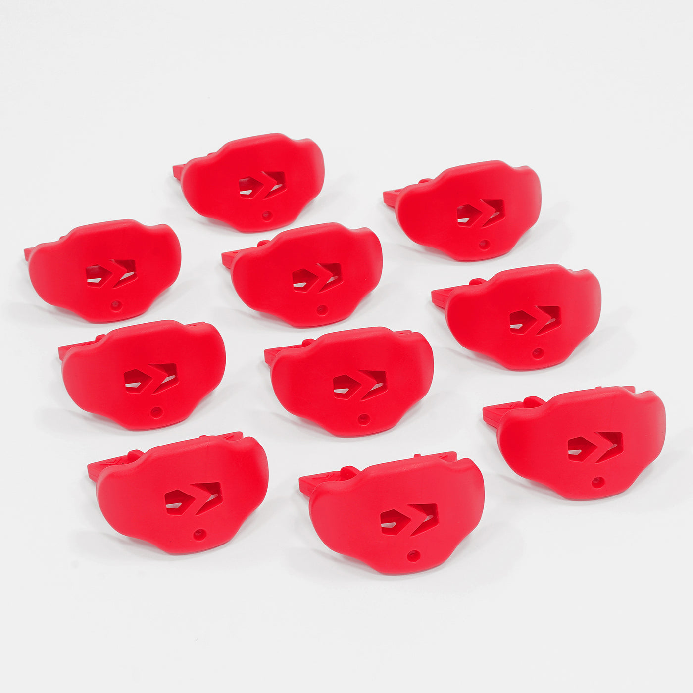 10 Pack Hue Red Football Mouthguard