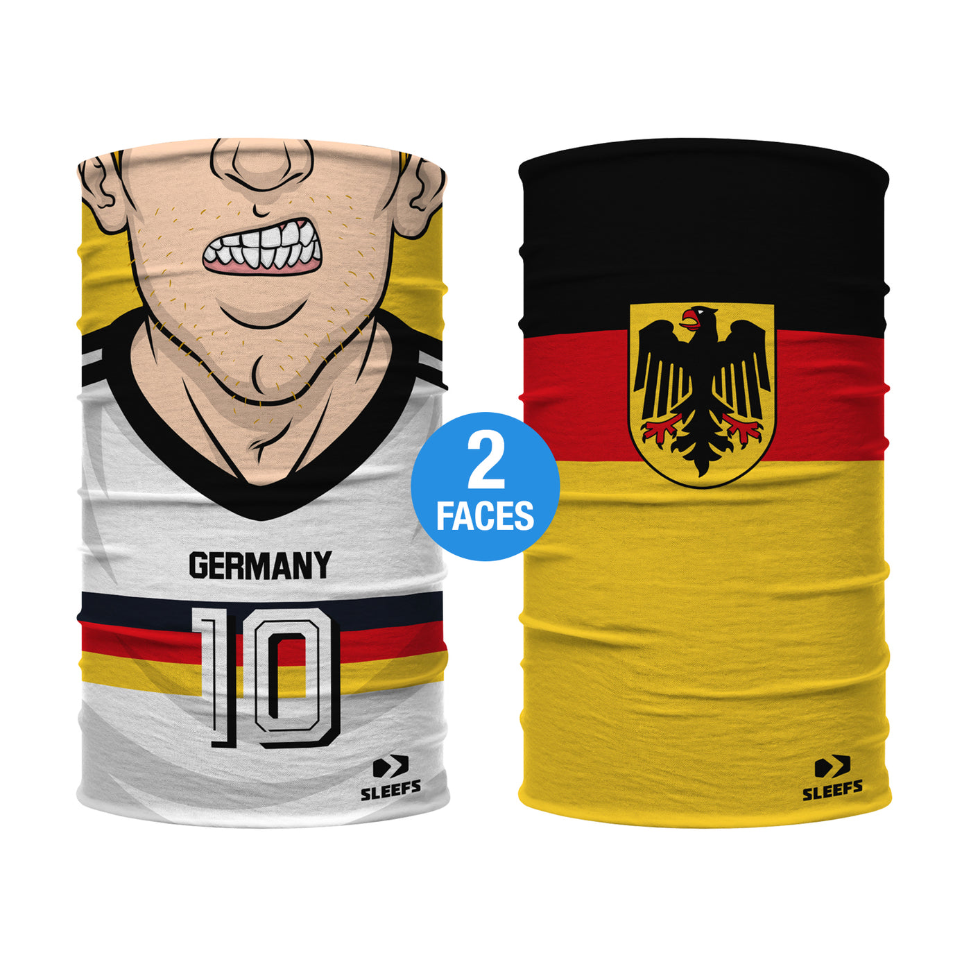 Soccer Player Germany Kids Neck Gaiter