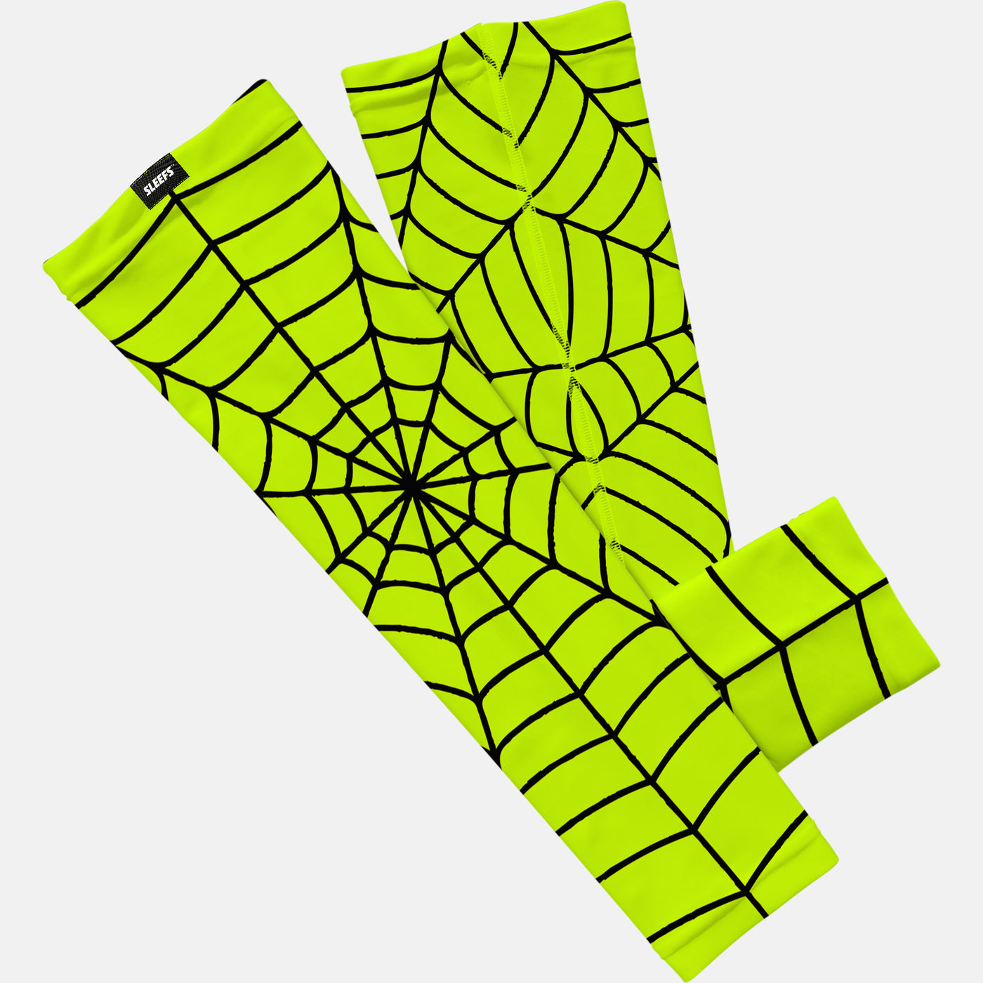 Web Pattern Safety Yellow Arm Sleeve
