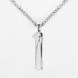 1 Number Pendant with Chain Kids Necklace - Stainless Steel