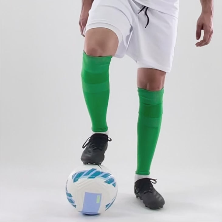 Hue Green Long Soccer Leg Sleeves