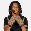 SLF Milan Pattern Sticky Football Receiver Gloves