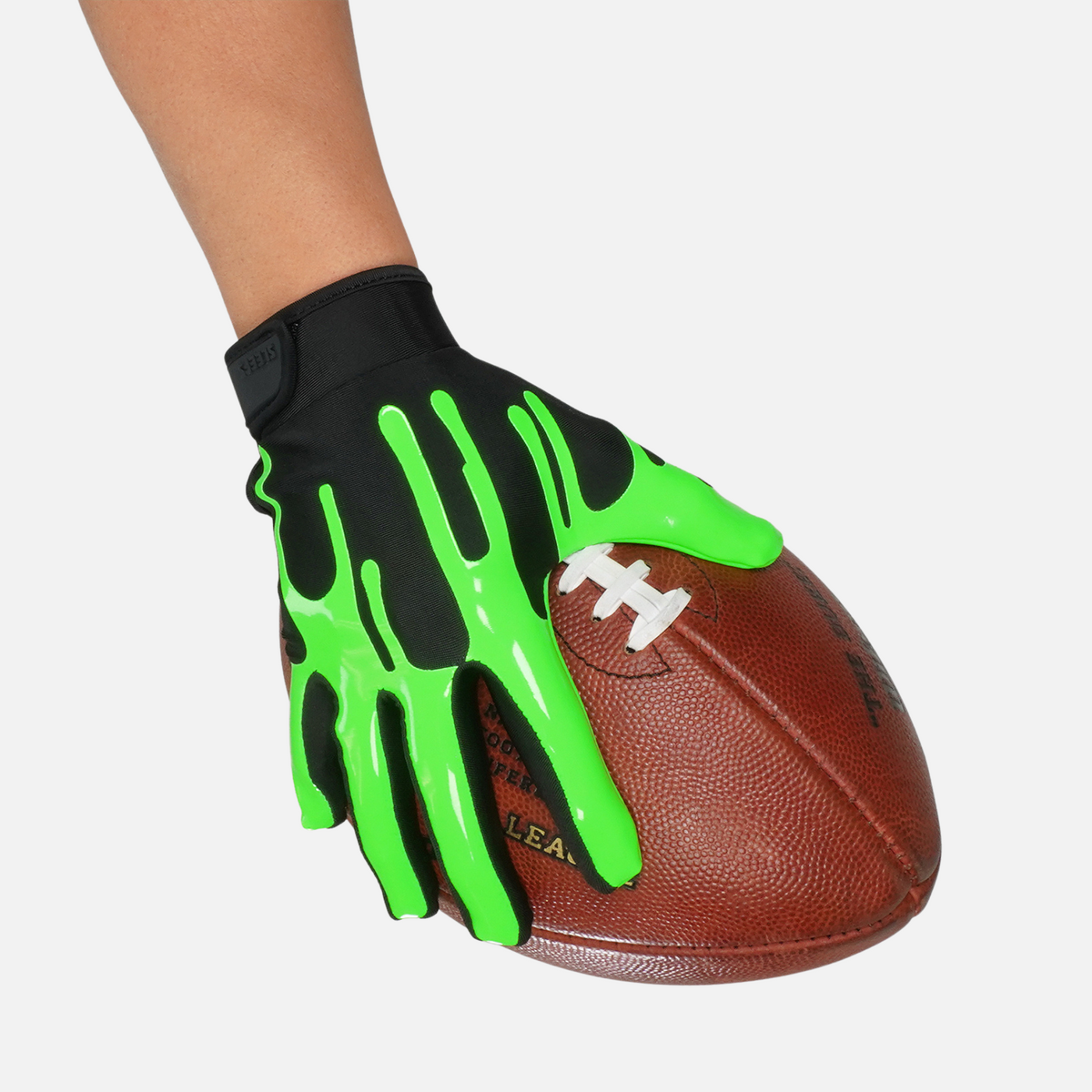 Hue Blue Sticky Football Receiver Gloves – SLEEFS