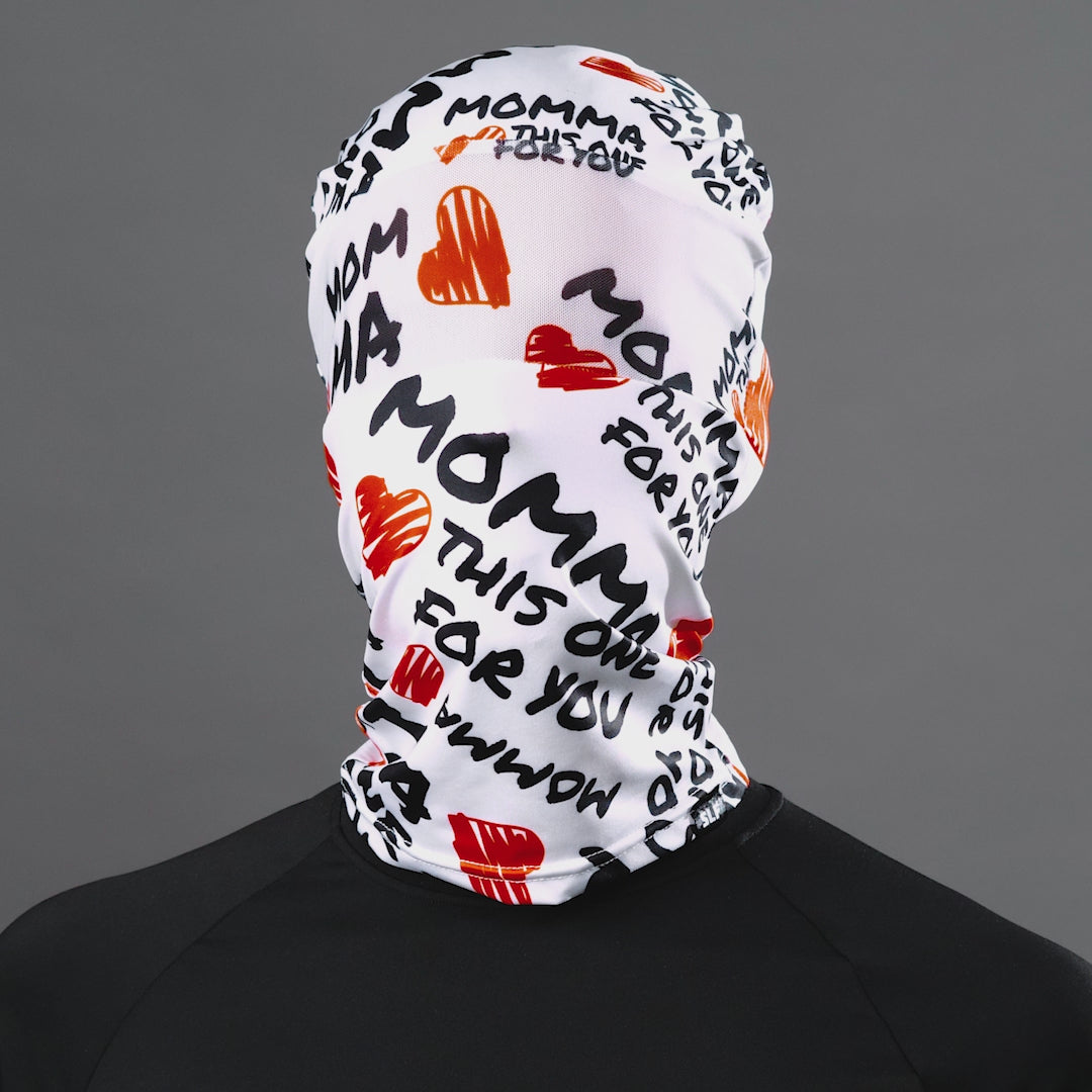 Momma Pattern Head Bag Mask