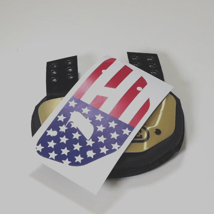USA Flag Sticker for Back Plate