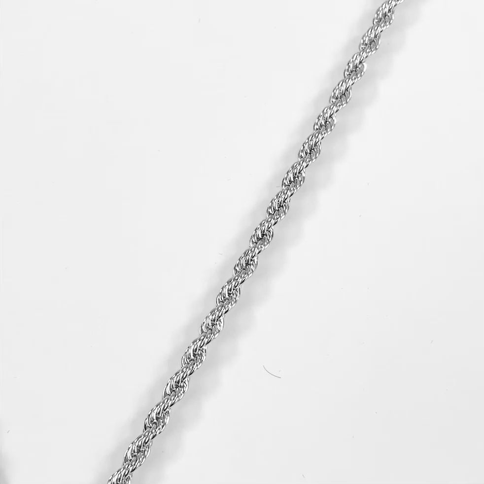 Lightning Bolt 2" Pendant with Chain Necklace - Stainless Steel