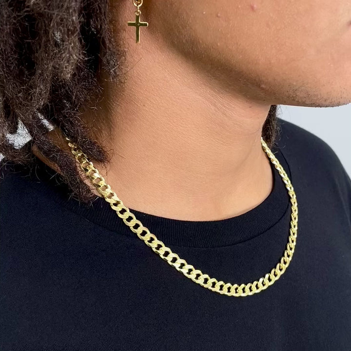 Cuban Link Gold Chain - 7mm