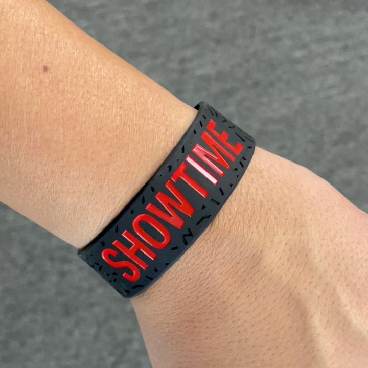 Showtime Black 1 Inch Wristband