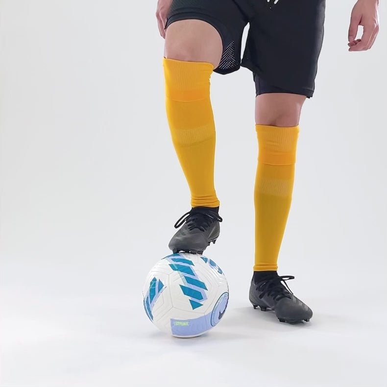 Hue Yellow Gold Long Soccer Leg Sleeves