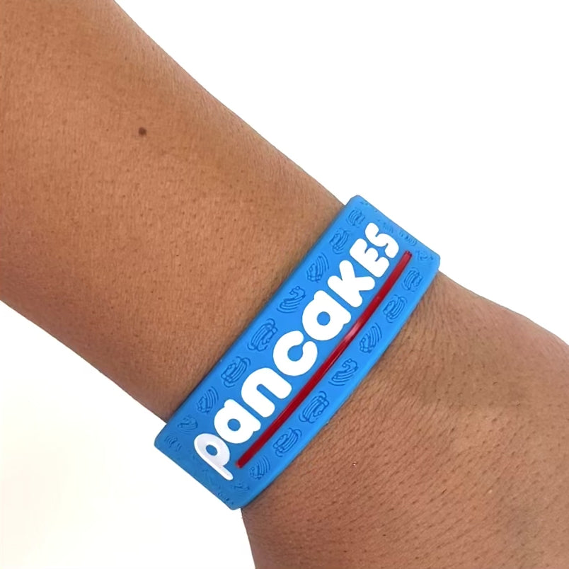 Pancakes 1 Inch Wristband