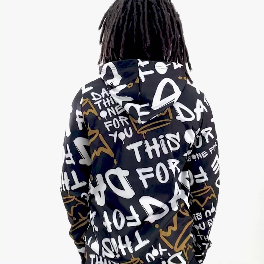 Dad This One For You Pattern Hoodie
