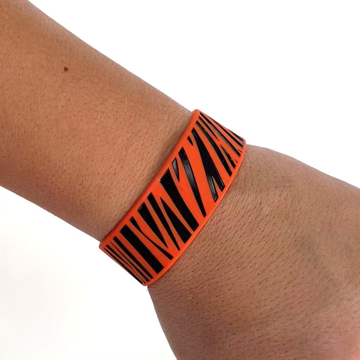 Tiger Stripes 1 Inch Wristband