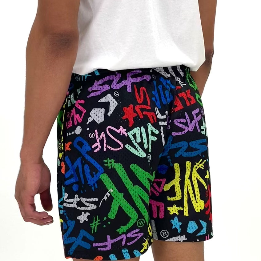 SLF Vivid Pattern Shorts - 7"